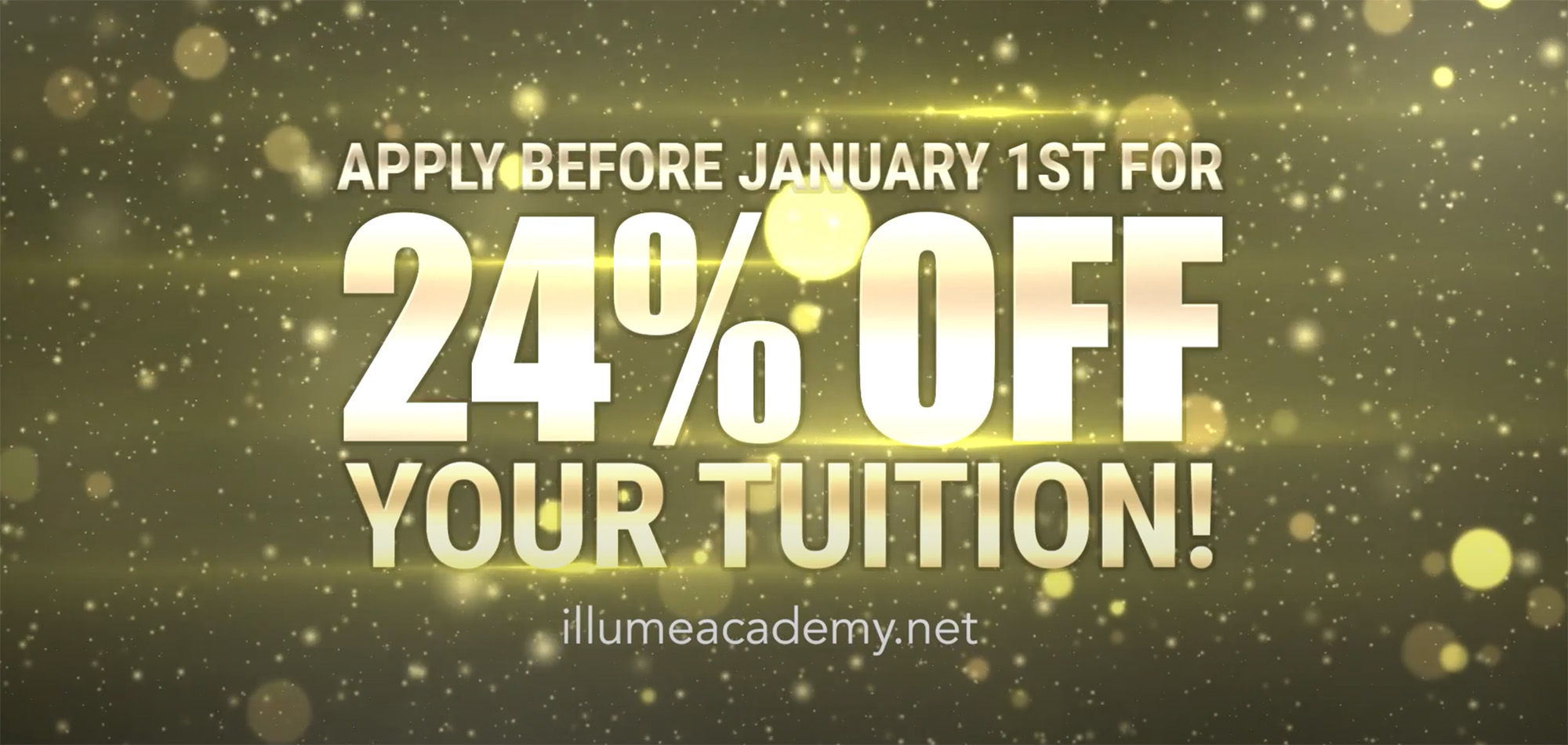 24% off cosmetology tuition!